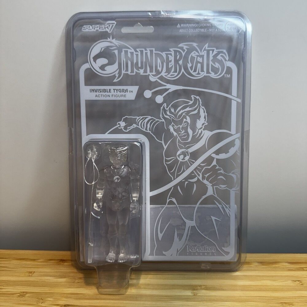 SUPER7 Thundercats ReAction INVISIBLE TYGRA 3.75'' Action Figure New